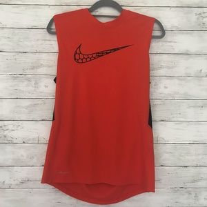 Nike Dri Fit Fitted Sleeveless Training Top Small